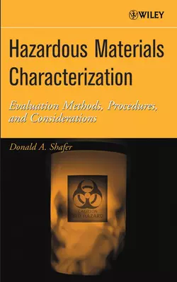 Hazardous Materials Characterization, Donald Shafer