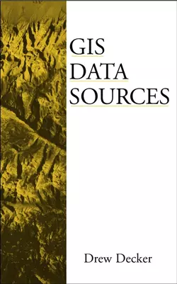 GIS Data Sources, Drew Decker