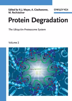 Protein Degradation, Martin Rechsteiner