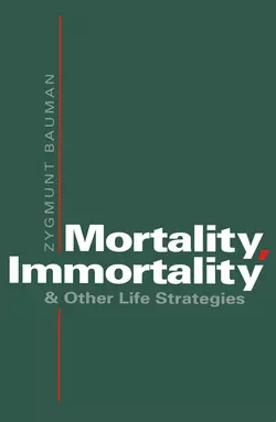 Mortality  Immortality and Other Life Strategies Zygmunt Bauman