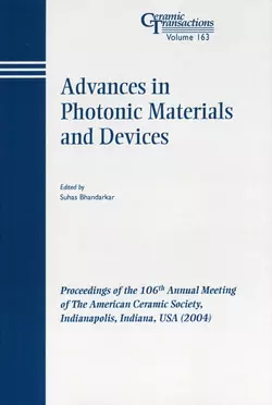 Advances in Photonic Materials and Devices, Suhas Bhandarkar