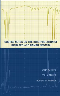 Course Notes on the Interpretation of Infrared and Raman Spectra, Foil Miller