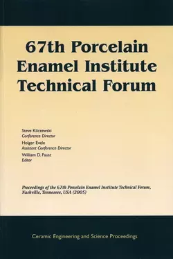 67th Porcelain Enamel Institute Technical Forum, William Faust