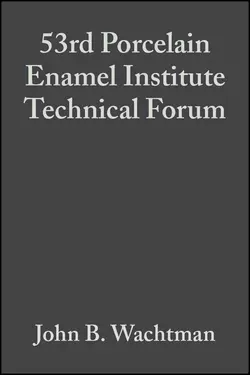 53rd Porcelain Enamel Institute Technical Forum, John Wachtman