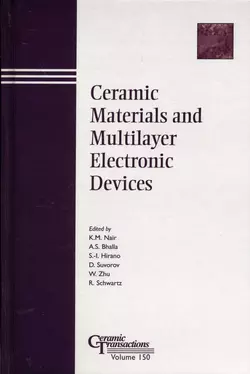 Ceramic Materials and Multilayer Electronic Devices D. Suvorov и Wei Zhu