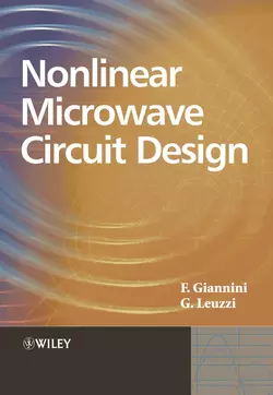 Non-linear Microwave Circuit Design, Franco Giannini