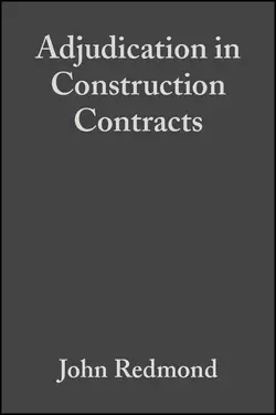 Adjudication in Construction Contracts, John Redmond