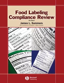 Food Labeling Compliance Review, James Summers