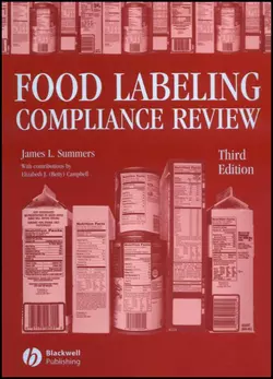 Food Labeling Compliance Review, James Summers