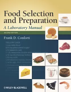 Food Selection and Preparation, Frank Conforti