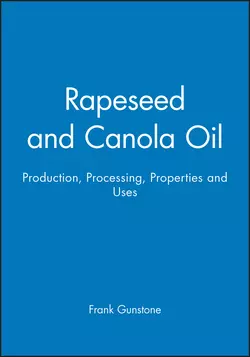 Rapeseed and Canola Oil, Frank Gunstone