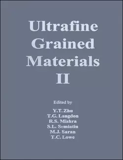 Ultrafine Grained Materials II, M. Saran