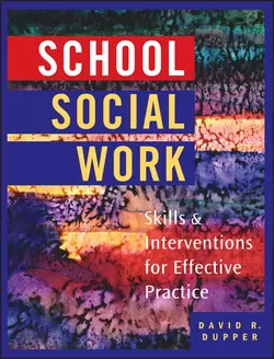 School Social Work, David Dupper