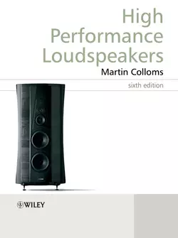 High Performance Loudspeakers, Martin Colloms