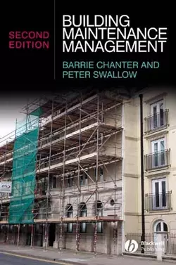 Building Maintenance Management Barrie Chanter и Peter Swallow