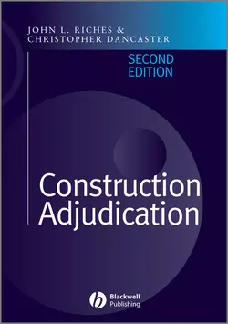 Construction Adjudication, John Riches