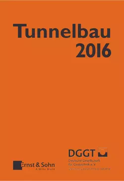 Tunnelbau 2016, Deutsche Gesellschaft für Geotechnik e.V. / German Geotechnical Society