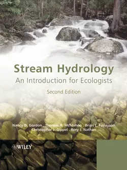 Stream Hydrology Thomas McMahon и Rory Nathan