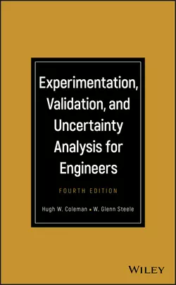 Experimentation, Validation, and Uncertainty Analysis for Engineers, W. Steele