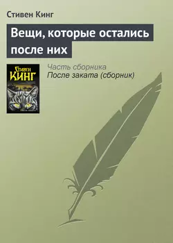 Вещи, которые остались после них, Стивен Кинг