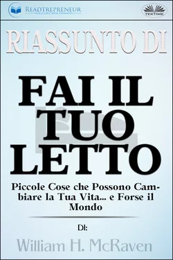 Riassunto Di Fai Il Tuo Letto, Readtrepreneur Publishing