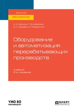 Оборудование и автоматизация перерабатывающих производств 2-е изд., испр. и доп. Учебник для вузов, Галина Шабурова