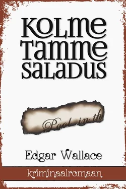 Kolme tamme saladus, Edgar Wallace