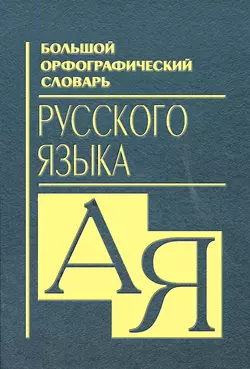 Большой орфографический словарь русского языка 