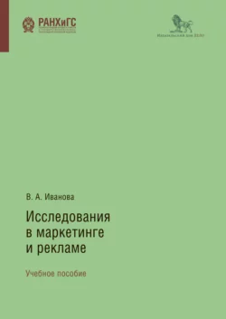 Исследования в маркетинге и рекламе Виктория Иванова