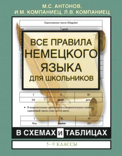 Все правила немецкого языка для школьников в схемах и таблицах. 5-9 классы, Иван Компаниец