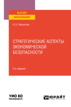 Стратегические аспекты экономической безопасности 2-е изд. Учебное пособие для вузов, Валерий Лихолетов