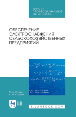 Обеспечение электроснабжения сельскохозяйственных предприятий. Учебное пособие для СПО Михаил Юндин и Антон Королев