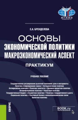 Основы экономической политики: макроэкономический аспект. Практикум. (Бакалавриат  Магистратура  Специалитет). Учебное пособие. Елена Бренделева