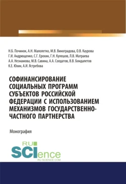 Софинансирование социальных программ субъектов Российской Федерации с использованием механизмов государственно-частного партнерства. (Аспирантура  Бакалавриат). Монография. Ольга Каурова и Александр Малолетко