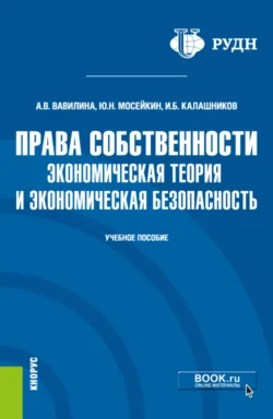 Права собственности: экономическая теория и экономическая безопасность. (Аспирантура  Магистратура). Учебное пособие. Игорь Калашников и Алла Вавилина