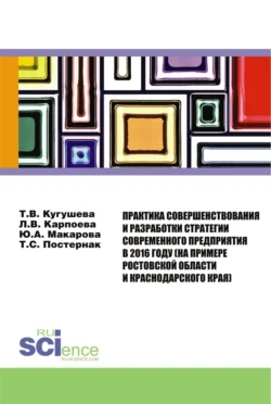 Практика совершенствования и разработки стратегии современного предприятия в 2016 году (на примере Ростовской области и Краснодарского края). (Аспирантура, Бакалавриат). Монография., Татьяна Кугушева