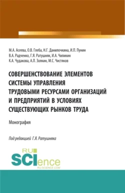 Совершенствование элементов системы управления трудовыми ресурсами организаций и предприятий в условиях существующих рынков труда. (Аспирантура, Бакалавриат, Магистратура). Монография., Надежда Данилочкина