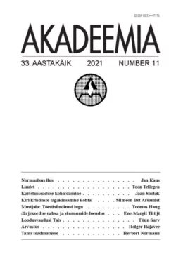 Akadeemia, 11 2021