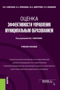 Оценка эффективности управления муниципальным образованием. (Магистратура). Учебное пособие. Юрий Дмитриев и Игорь Савельев