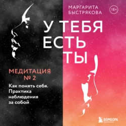 У тебя есть ты. Медитация 2. Как понять себя. Практика наблюдения за собой Маргарита Быстрякова