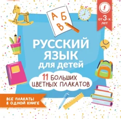 Русский язык для детей. Все плакаты в одной книге: 11 больших цветных плакатов 