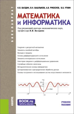 Математика и информатика. (Бакалавриат  Магистратура). Учебное пособие. Андрей Рукосуев и Виктор Башлыков