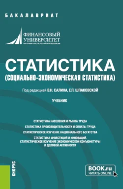 Статистика. (социально-экономическая статистика). (Бакалавриат). Учебник., Елена Шпаковская