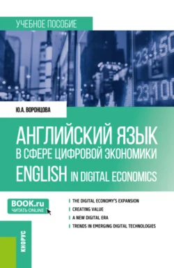 Английский язык в сфере цифровой экономики English in Digital Economics. (Магистратура). Учебное пособие., Юлия Воронцова