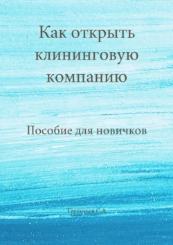 Как открыть клининговую компанию. Пособие для новичков Станислав Терентьев