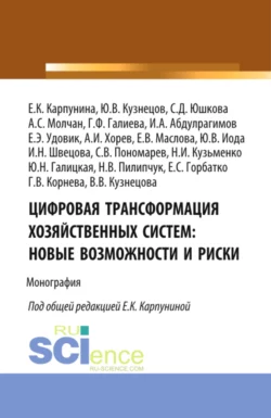 Цифровая трансформация хозяйственных систем: новые возможности и риски. (Аспирантура, Бакалавриат, Магистратура). Монография., Евгения Карпунина