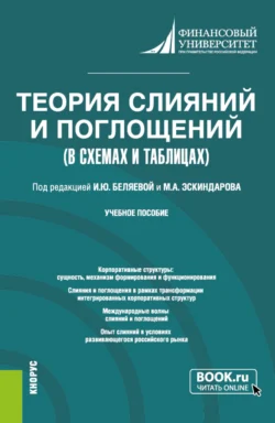 Теория слияний и поглощений в схемах и таблицах. (Бакалавриат). Учебное пособие. Ирина Беляева и Алексей Жданов