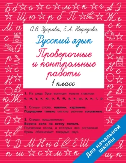 Русский язык. 1 класс. Проверочные и контрольные работы Ольга Узорова и Елена Нефёдова