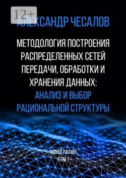 Методология построения распределенных сетей передачи  обработки и хранения данных: анализ и выбор рациональной структуры. Монография. Том 1 Александр Чесалов