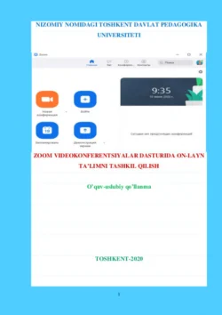 ZOOM дастурида ишлаш бўйича қўлланма, Равшан Аюпов